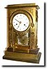 C.1845, French, Paul Garnier, an early 4-glass mantel regulator, as-found.