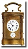 C.1890, French, Serpentine with Corinthian Columns carriage clock,