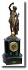 C.1890, French, Large Conical Pendulum clock, as-found.