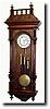 C.1875, Gebruder Resch, Ebensee, Austrian, 3-Weight, Grand Sonnerie wall regulator, rod strike.
