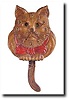 C.1950, Lux Clock Mfg., "Cat" clock