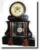 C.1890, French, Marble Mantel Clock,