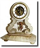 C.1900, French Swinging Doll Clock,