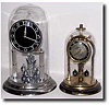 (lot of 2) C.1953, German, 1> Schatz mini 400-Day "Anniversary" clock