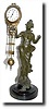 C.1910, German, Junghans, "Diana" model swinging arm clock