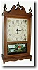 C.1960, Seth Thomas Clock Co., Thomaston, Miniature Pillar and Scroll clock