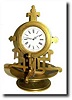 C.1880, Swiss, Ceremonial Watch in gilt bronze stand.