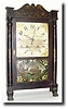 C.1830, Ephraim Downes, Bristol, Conn, short transitional column and splat