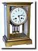 C.1900, French, for Tiffany and Co., 4-glass crystal regulator