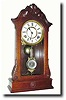 C.1880, F. Kroeber, New York, "WINONA" walnut parlor clock