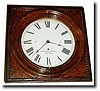 C.1900, Lockwood and Almquist, New York., 30-day oak wall clock