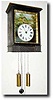 C.1900, German, Picture Frame clock