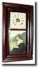 C.1850, Elisha Manross Forestville, Conn. 8-day weight OG clock.