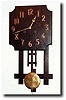 C.1920, Sessions, Mission Oak Wall Clock