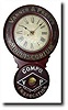C.1892, Baird Clock Co., Plattsburgh, NY advertising wall clock