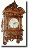 C.1900, German, Lenzkirch, Walnut and Bronze cartel clock