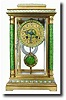 C.1900, French, Japy Freres, unusual crystal regulator