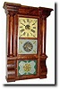 C.1850, Forestville Mfg. Co., Bristol, Conn, column and cornice mantel clock