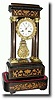 C.1875, French, 4-Column Empire mantel clock