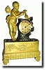 C.1830, French, Ormolu and Bronze figural Mantel Clock