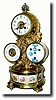 C.1890, French, Clock, Calendar, Barometer