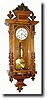 C.1880, Austrian, Adolphe Stern, Vienna, rare 1-weight miniature with 4.5' "dial.