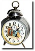 C.1925, German, Animated Alarm Clock.