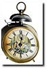 C.1910, German, Animated Alarm Clock,