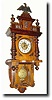 C.1910, Urania Clock Co., 8-day Berlin style "free swinger".