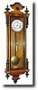 C.1875, Austrian, Gebruder Resch "Remember" 1-weight regulator clock