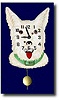 C.1935, Lux Clock Mfg Co., Waterbury, Conn., SCOTTY dog wall clock