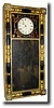 C.1830, B. Morrill, Boscawen (movement), in a home made New Hampshire Mirror clock.