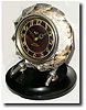 C.1955, U.S.S.R., Majak Crystal Clock on Black base.