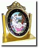 C.1925, Swiss, Gubelin, Lucerne, small 8-day jeweled lever desk clock