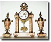 C.1880, French, Marble and Ormolu Portico clock