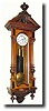 C.1875, German, Gustav Becker, 2-weight wall regulator,