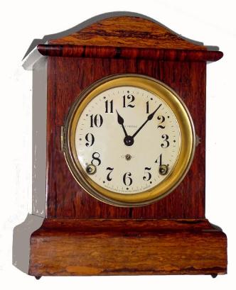 C.1913, Seth Thomas Clock Co., "Dana No. 3", 8-day time/strike adamantine mantel clock. — Antique Clocks Price Guide