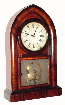 C.1880, Ansonia Clock Co., beehive shelf clock, 8-day time/strike. — Antique Clocks Price Guide