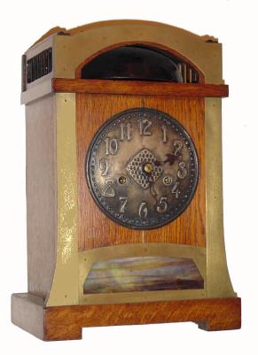 C.1810, Hamburg American, 8-day time/strike mantel clock, Jugendstil. — Antique Clocks Price Guide