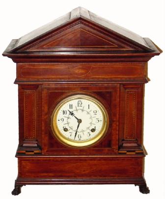 C.1910 Handcrafted case fitted with an 8-day New Haven movement. — Antique Clocks Price Guide