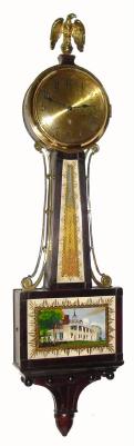 C.1930, Chelsea Clock Co., 8-day 3/4 size banjo timepiece, associated movement. — Antique Clocks Price Guide