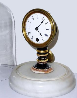 C.1870, Seth Thomas Sons and Co., New York, 8-day candlestick timepiece. — Antique Clocks Price Guide
