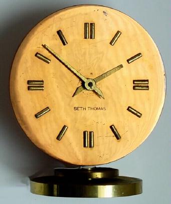 C.1950 Seth Thomas Clock Co., 8-day desk timepiece, spring driven. — Antique Clocks Price Guide