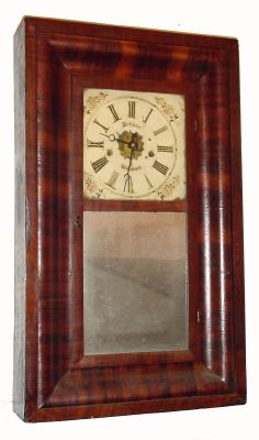 C.1850 William S. Johnson, NY, 8-day time/strike OG shelf clock, movement signed. — Antique Clocks Price Guide
