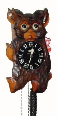 C.1948, Tezuka Clock Co. (Made in Occupied Japan), 30-hour moving eyes novelty timepiece. — Antique Clocks Price Guide