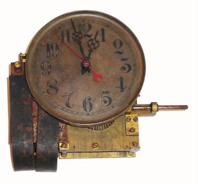 Movement only: C.1902, Magneta Clock Co., Electric master-clock movement. — Antique Clocks Price Guide