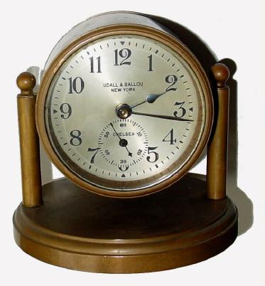 C.1924, Chelsea Clock Co., "Hancock", 8-day, desk timepiece. — Antique Clocks Price Guide