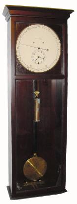 C.1910, Seth Thomas, "Regulator No. 20- Variant" with unusual center seconds, with time dial below. — Antique Clocks Price Guide