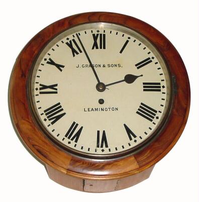 C.1900, English, fusee wall timepiece, 8-day — Antique Clocks Price Guide