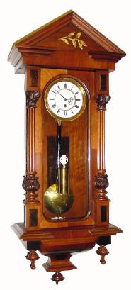 C.1880, Austrian, Mini 1-Wt Vienna regulator timepiece. — Antique Clocks Price Guide